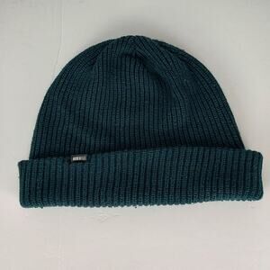 REI Co-op Hat OS green Beanie Acrylic Knit Cuffed Unisex Adult